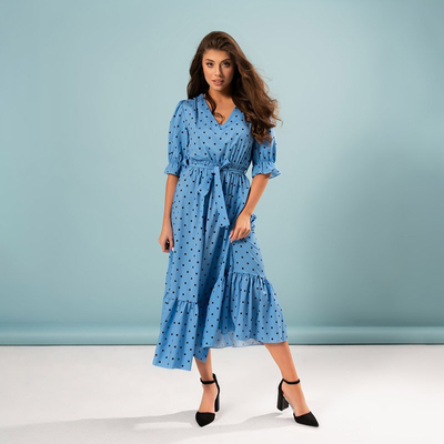 Černé dámské lodičky na vyšším sloupku Asakie - obuv