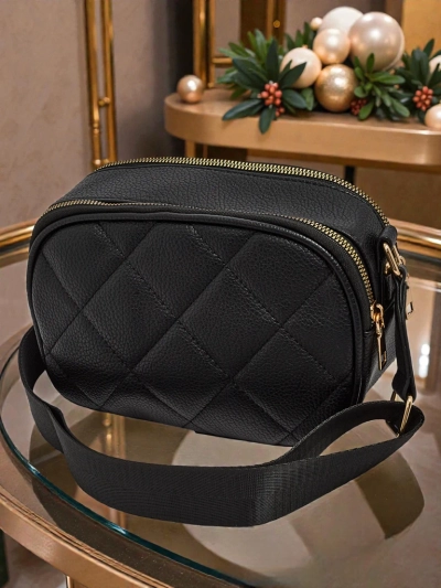 Prošívaná Malá dámská kabelka z eko kůže Connere