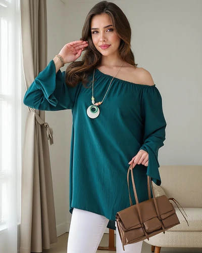 Blůza Royalfashion pro ženy a'la španělská s volánky