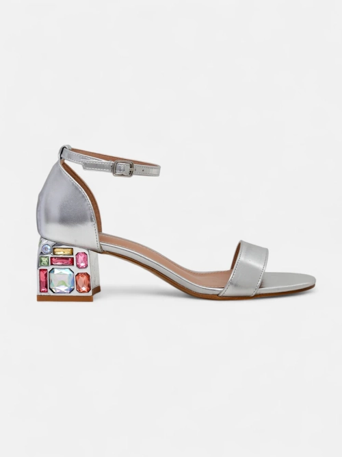 Royalfashion Жіночі сандалі з декоративними підборами Ballou