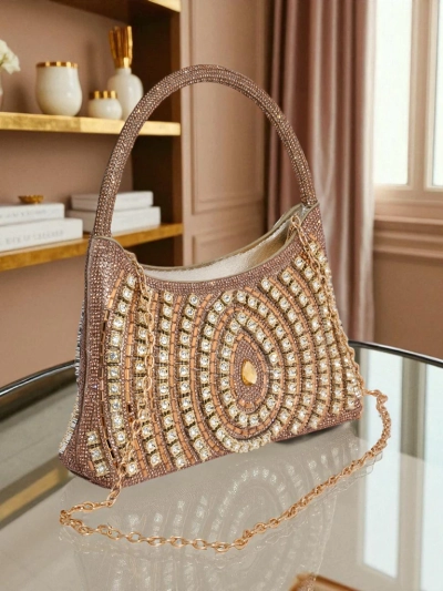 Royalfashion Копертова жіноча сумочка з цирконами Sova Glint