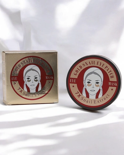 Gelové oční masky Luxelux s hlemýžďovou sliznicí 60 ks.