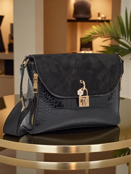 Malá dámská kabelka z eko kůže s ražbou Narelle