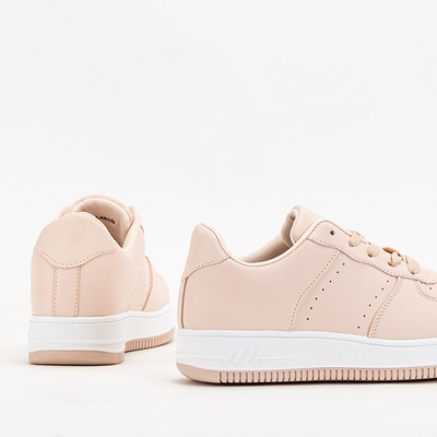 Světle růžové dámské boty tenisky typu Jaminso - Obuv