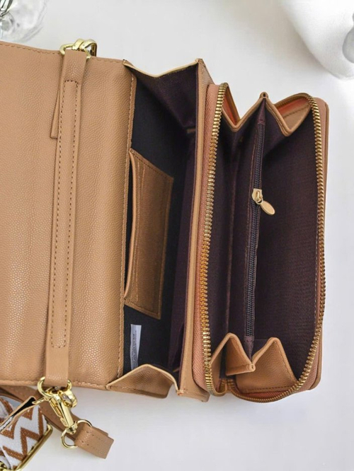 Royalfashion Багатофункціональний стьобаний гаманець-сумочка на ремінці Multi Culti