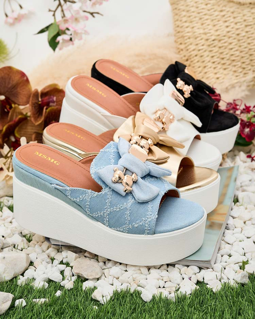 Royalfashion Жіночі шльопанці Dalimes на котурні