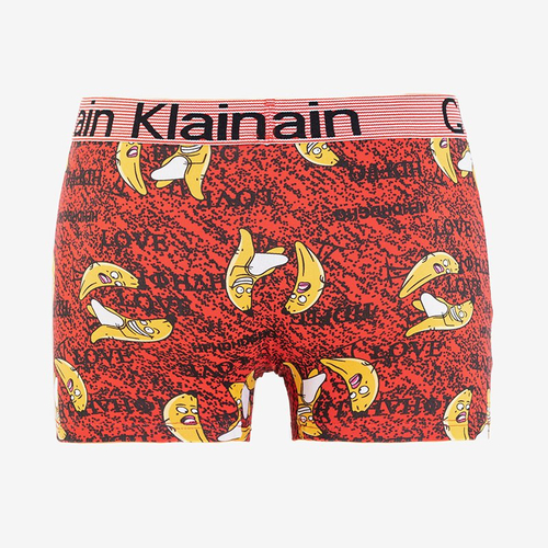 Чоловічі червоні боксери з банановим принтом - Нижня білизна