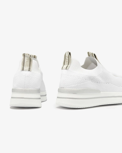 Dámská nazouvací sportovní obuv s bílými nápisy Cerppa- Footwear