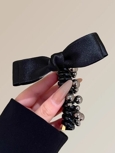 Royalfashion Гумка для волосся-спіраль з бантиком Spirabella