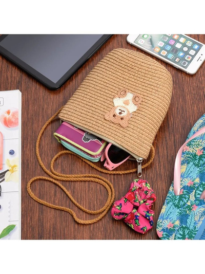 Royalfashion Солом'яна сумочка для дітей малих розмірів Teddy Straw