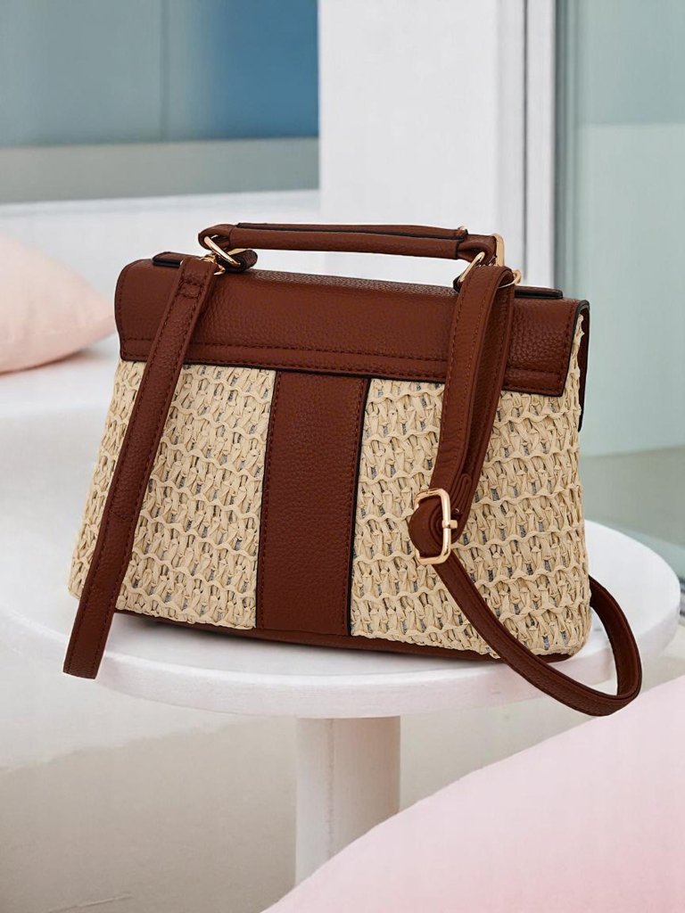 Royalfashion Malá slaměná dámská taška Mirelle