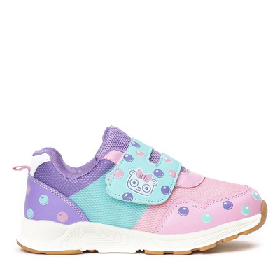 Dívčí růžové boty Oliena - Boty 1