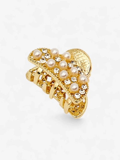 Royalfashion Sponka do vlasů s perličkami PearlWhisper