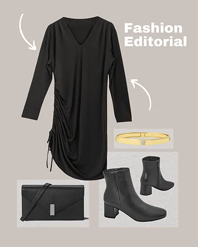 Dlouhé šaty pro ženy Royalfashion s náplety