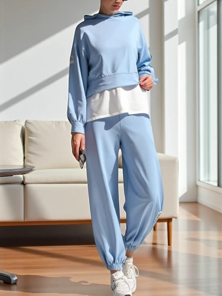 Royalfashion Dámský bavlněný set s vložkou košile