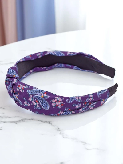 Royalfashion Molly Twist Vzorovaná Pletená Čelenka