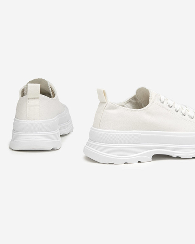 Cresoma krémové dámské sportovní tenisky - Obuv