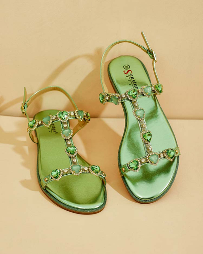 Royalfashion Dámské sandály Selina se zirkony