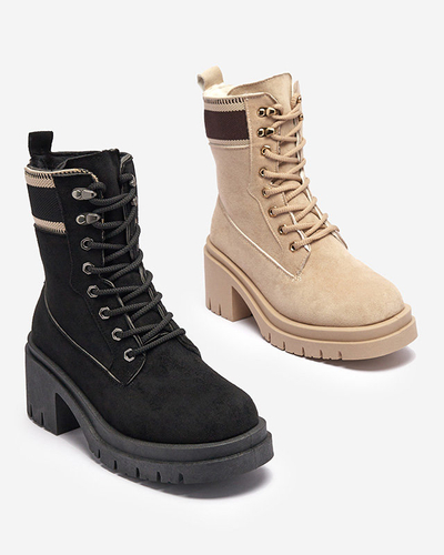 Чорні черевики на шпильці Koidoo- Obuwie