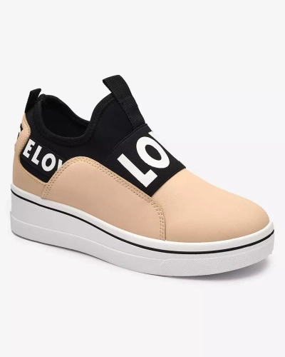 Світло-коричневі жіночі спортивні сліпони з прихованим анкером Dasesa- Footwear