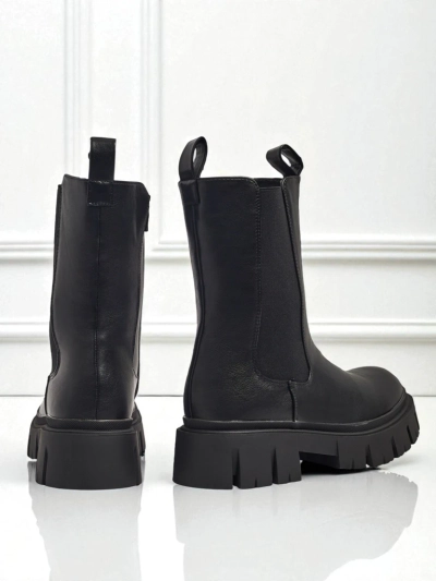 Високі жіночі ботильйони з еко шкіри Dorvella