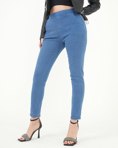 Dámské tmavě modré skinny treggings - oblečení