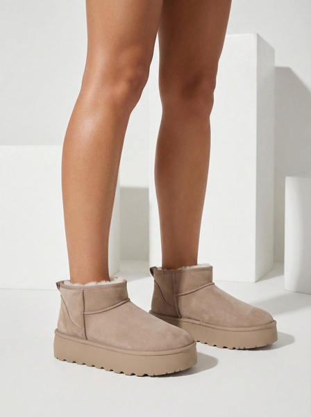 Royalfashion Dámské sněhule na platformě a'la Dagodo