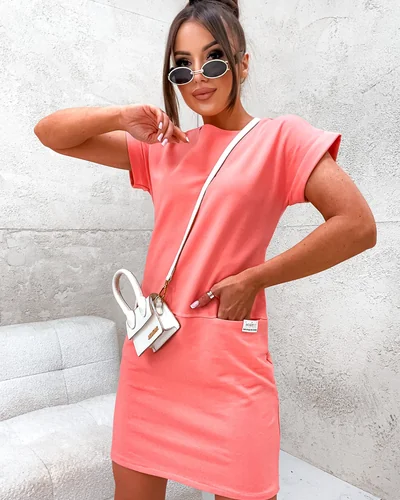 Royalfashion Dámské šaty z bavlněné látky