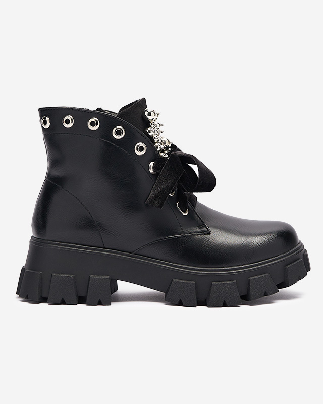 Černé dámské boty Selpo- Workers Shoes