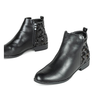 Чорні черевики з блискітками Pajetka - Взуття