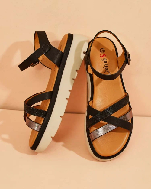 Royalfashion Жіночі босоніжки на платформі з екошкіри Nomis