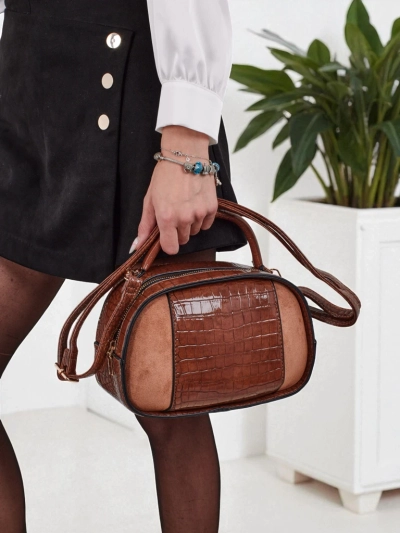 Маленька жіноча сумочка з екошкіри лакованої Lunar Space