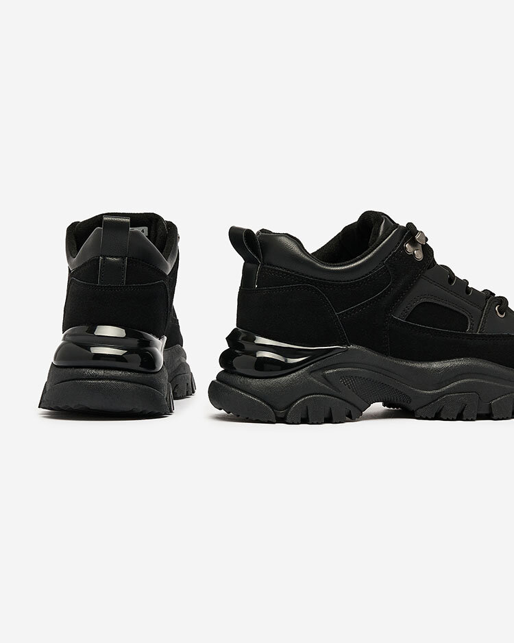 Royalfashion Černé dámské tenisky Aherot