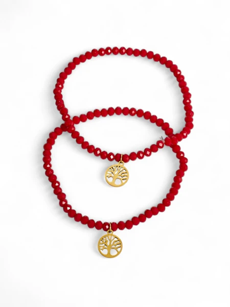 Royalfashion Dva dámské náramky s přívěskem stromu