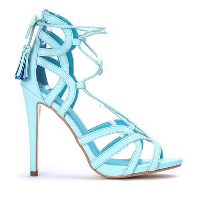 Сині босоніжки на високому каблуці Nulia - Взуття 1