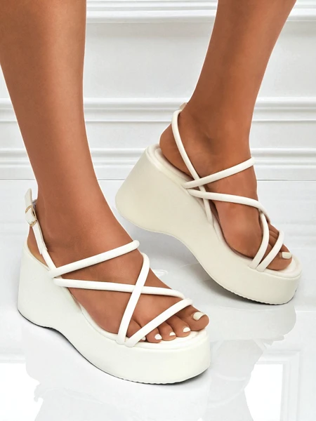 Royalfashion Dámské sandály na klínku Skyline Straps