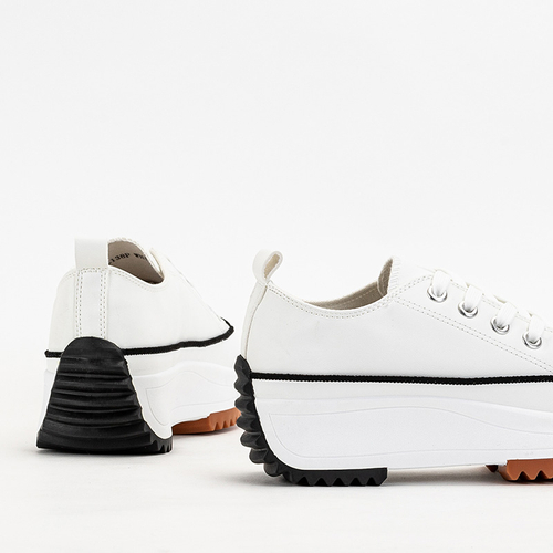 OUTLET Жіночі білі кросівки на платформі Treminso - Взуття