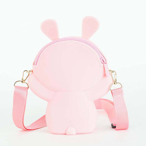 Світло-рожева сумочка у вигляді ведмедика