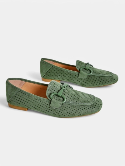 Royalfashion Жіночі перфоровані лофери Laamba