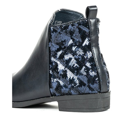 Сині черевики з блискітками Pajetka - Взуття