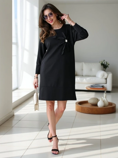 Royalfashion Жіноча тканинна сукня
