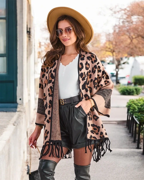 Жіночий пончо з друка Роялфешн