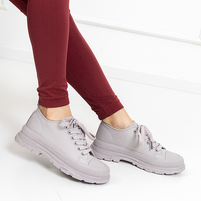 Світло-фіолетові жіночі кеди Isidu