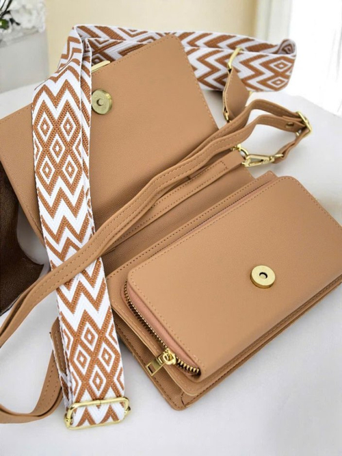 Royalfashion Багатофункціональний стьобаний гаманець-сумочка на ремінці Multi Culti