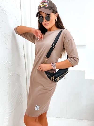 Royalfashion Dámské látkové mini šaty