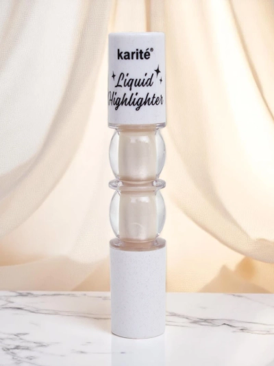 Рідкий хайлайтер для обличчя з пензлем Pearl Glow