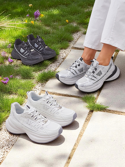 Dámské sportovní boty Royalfashion Hypatia černé na plochém podpatku 5 cm