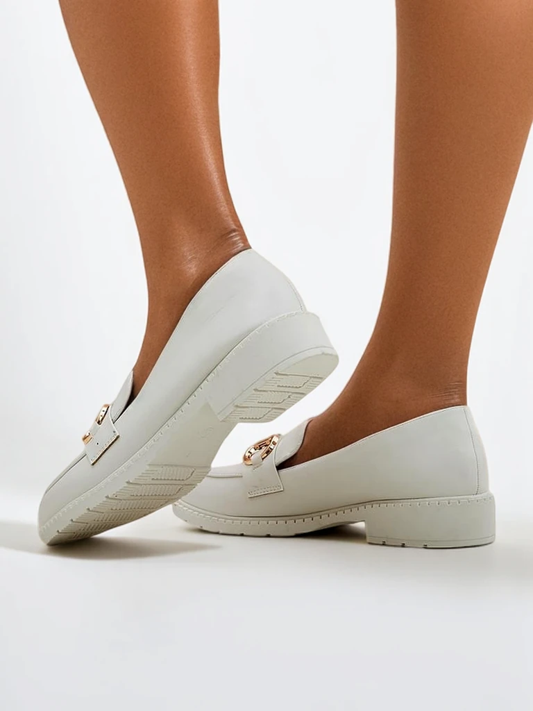 Royalfashion Dámské mokasíny vyrobené z matné eko-kůže Bayla