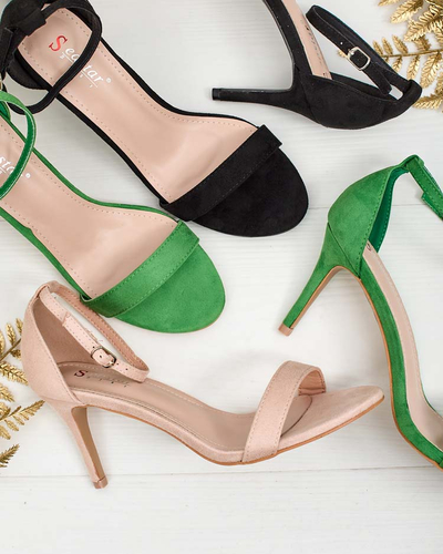 Royalfashion Dámské sandály na podpatku Essial