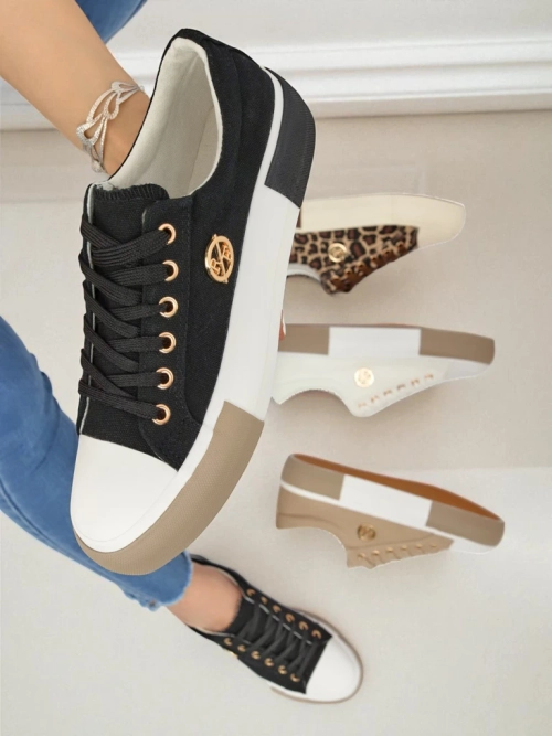 Чорні жіночі Aurelio Canvas кеди